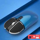 M203 2.4Ghz 5 Buttons 1600DPI Wireless Optical Mouse Computer Notebook Office Home Silent Mouse, Style:2.4G+Bluetooth(Blue) - 1
