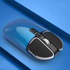 M203 2.4Ghz 5 Buttons 1600DPI Wireless Optical Mouse Computer Notebook Office Home Silent Mouse, Style:2.4G+Bluetooth(Blue) - 2