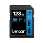 Lexar SD-800X Pro High Speed SD Card SLR Camera Memory Card, Capacity: 128GB - 1