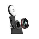 3 in 1 Wide Angle + Macro + Fill Light Mobile Phone SLR Camera Lens(Black) - 1