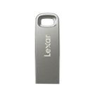 Lexar M45 USB 3.1 High Speed ??USB Flash Drive Metal Mini Creative Computer Car U Disk, Capacity: 128GB(Silver) - 1