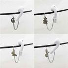 8 PCS Earphones Anti-lost Universal Earrings Non-pierced Ear Clips Titanium Steel Sports Ear Buckles, Style:HYE200426 - 3