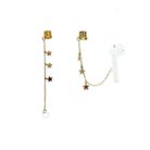 3 PCS Anti-lost Earphone Series Universal Bluetooth Headset Spring Ear Clip(HY201001 Gold) - 1