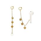 3 PCS Anti-lost Earphone Series Universal Bluetooth Headset Spring Ear Clip(HY201011-3 Gold) - 1