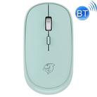 Ajazz DMT045 1600DPI 4-buttons Wireless Silent Ultra-thin Notebook Home Business Office Portable Rechargeable Mouse, Style:2.4G+Bluetooth Dual-mode(Blue) - 1