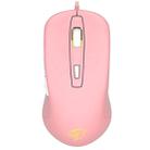 Ajazz DMG110 10000 DPI Desktop Gaming RGB Illuminated Programmable Button Mouse, Cable Length: 1.6m(Pink) - 1