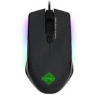 Ajazz AJ903 16000DPI 6 Buttons RGB Luminous Color Backlit Wired Mouse(Black) - 1
