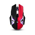 Ajazz Aj120 3000 DPI 6 Buttons Notebook Gaming Dedicated Desktop Silent Wired Mouse, Cable Length: 1.6m(Red Black) - 1