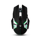 Ajazz Aj120 3000 DPI 6 Buttons Notebook Gaming Dedicated Desktop Silent Wired Mouse, Cable Length: 1.6m(Full Black) - 1