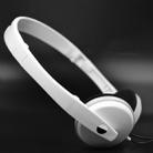 3.5mm Plug Head-mounted Heavy Bass Mobile Computer Universal Gaming Headset(White) - 1