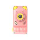 A200L 4.39 inch Cute Cartoon Style High-definition Camera Toy Front and Rear Dual-lens Camera Children Digital Camera(Pink) - 1