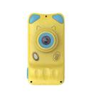 A200L 4.39 inch Cute Cartoon Style High-definition Camera Toy Front and Rear Dual-lens Camera Children Digital Camera(Yellow) - 1