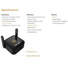 PIX-LINK WR22 300Mbps Wifi Wireless Signal Amplification Enhancement Extender, Plug Type:EU Plug(White) - 12