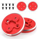 4 PCS Motor Protective Cover Motors Cap Protector with Blade Screw Set for DJI Mavic Mini(Red) - 1