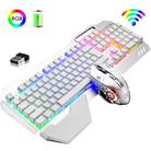 K680 RGB Rechargeable Gaming Wireless Keyboard and Mouse Set(White) - 1
