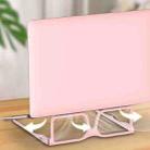 Creative Folding Glasses Stand Laptop Cooling Desktop Stand(Rose Gold) - 1