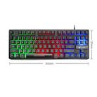 ZIYOULANG K16 87 Keys Colorful Mixed Light Gaming Notebook Manipulator Keyboard, Cable Length: 1.5m - 2
