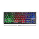 ZIYOULANG K16 87 Keys Colorful Mixed Light Gaming Notebook Manipulator Keyboard, Cable Length: 1.5m - 3