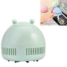 Cartoon Animal Desktop Cleaner Office Student Portable Automatic Charging Mini Rubber Confetti Vacuum Cleaner(Frog Prince) - 1