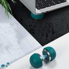 Creative Laptop Compact Portable Invisible Mushroom Stand Desktop Heightening Fan Heater Shelf(Green) - 1