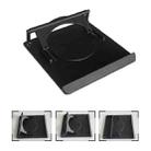 The 360-degree Rotation Angle Copy Table Base Supports Folding Computer Cooling Base Adjustment Bracket(Black) - 3