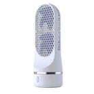 Automatic Shaking Head Tower Fan Desktop USB Charging Double Spiral Fan(White) - 2