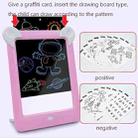 LED Luminous Drawing Board Electronic Fluorescent Writing Board Children Light Painting Message Board(Blue) - 3