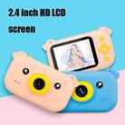 2.4 inch Screen 1080P High-definition Shatter-resistant Ultra-thin Children Camera HD Photo and Video, Style:No Memory Card(Orange Pink) - 2