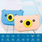 2.4 inch Screen 1080P High-definition Shatter-resistant Ultra-thin Children Camera HD Photo and Video, Style:No Memory Card(Sky Blue) - 3