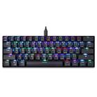 MOTOSPEED CK61 61 Keys  Wired Mechanical Keyboard RGB Backlight with 14 Lighting Effects, Cable Length: 1.5m, Colour: BOX Shaft - 1