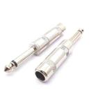 10 PCS 6.35mm Two-core Audio Welding Mono Mixer Microphone Speaker Plug - 3