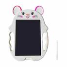 9 inch Children Cartoon Handwriting Board LCD Electronic Writing Board, Specification:Monochrome Screen(Cute Mouse White) - 1