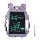 9 inch Children Cartoon Handwriting Board LCD Electronic Writing Board, Specification:Monochrome Screen(Cute Mouse Grey) - 1