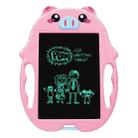 9 inch Children Cartoon Handwriting Board LCD Electronic Writing Board, Specification:Monochrome Screen(Pink Pig) - 1