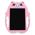 9 inch Children Cartoon Handwriting Board LCD Electronic Writing Board, Specification:Monochrome Screen(Pink Pig) - 2