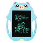 9 inch Children Cartoon Handwriting Board LCD Electronic Writing Board, Specification:Monochrome Screen(Blue Pig) - 1