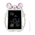 9 inch Children Cartoon Handwriting Board LCD Electronic Writing Board, Specification:Color  Screen(Cute Mouse White) - 1