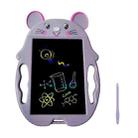 9 inch Children Cartoon Handwriting Board LCD Electronic Writing Board, Specification:Color  Screen(Cute Mouse Grey) - 1