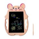 9 inch Children Cartoon Handwriting Board LCD Electronic Writing Board, Specification:Color  Screen(Cute Mouse Pink) - 1