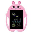 9 inch Children Cartoon Handwriting Board LCD Electronic Writing Board, Specification:Color  Screen(Pink Rabbit) - 1