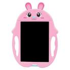 9 inch Children Cartoon Handwriting Board LCD Electronic Writing Board, Specification:Color  Screen(Pink Rabbit) - 1