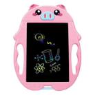 9 inch Children Cartoon Handwriting Board LCD Electronic Writing Board, Specification:Color  Screen(Pink Pig) - 1