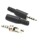 30 PCS Headphone Plug 3.5mm Four Pole Audio Head DIY Welding Head - 2