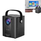 C500 Portable Mini LED Home HD Projector, Style:Same Screen Version(Black) - 1