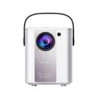 C500 Portable Mini LED Home HD Projector, Style:Android Version(White) - 1