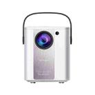 C500 Portable Mini LED Home HD Projector, Style:Basic Version(White) - 1
