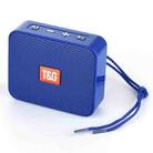 T&G TG166 Color Portable Wireless Bluetooth Small Speaker(Blue) - 1