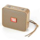 T&G TG166 Color Portable Wireless Bluetooth Small Speaker(Brown) - 1