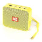 T&G TG166 Color Portable Wireless Bluetooth Small Speaker(Yellow) - 1