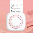 HD Portable Printer Student Pocket Copier Mini Photo Label Printer, Style:Standard Edition(Pink White) - 1